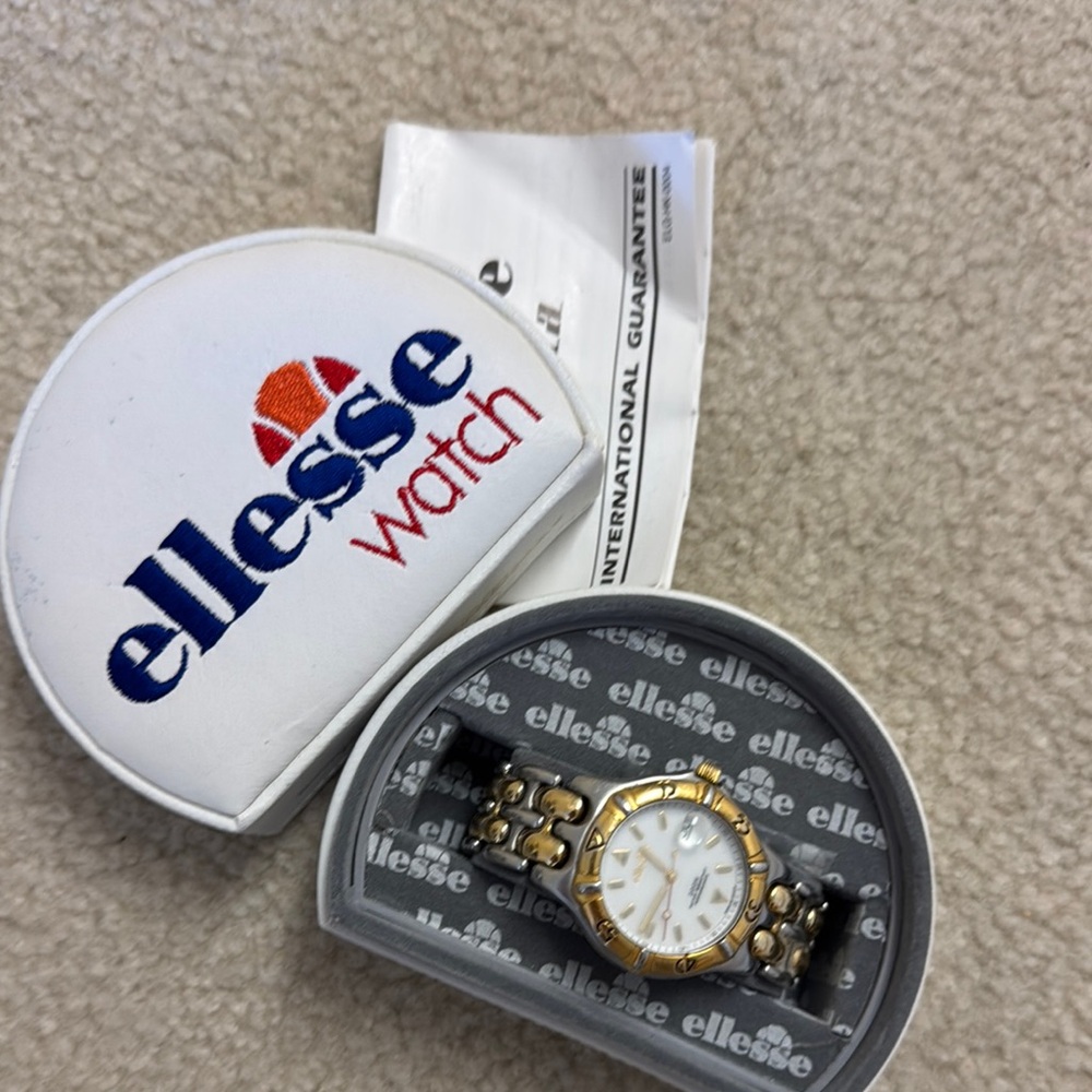 Ellesse Two-Tone Gold and Silver Watch